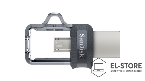 SanDisk Pendrive SanDisk Ultra Dual Drive SDDD3-064G-G46 (64GB; microUSB, USB 3.0; kolor czarny)