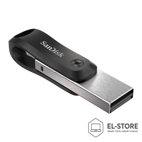 SanDisk Pendrive SanDisk iXpand GO SDIX60N-256G-GN6NE (256GB; Lightning, USB 3.0; kolor srebrny)