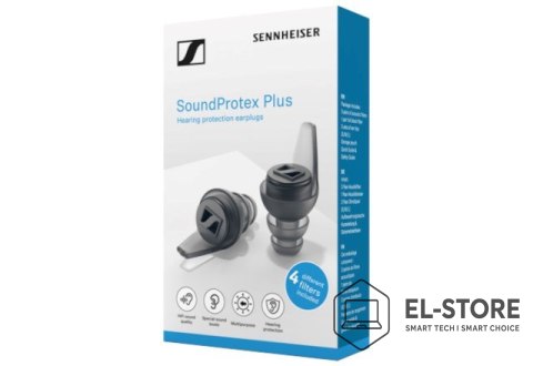 Sennheiser Sennheiser SoundProtex Plus - Ochronne wkładki do uszu wyposażone w 5 rodzajów filtrów akustycznych