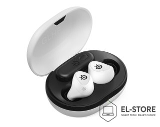 SteelSeries Steelseries Arctis Gamebuds Zestaw słuchawkowy Bezprzewodowy Douszny Gaming Bluetooth Biały