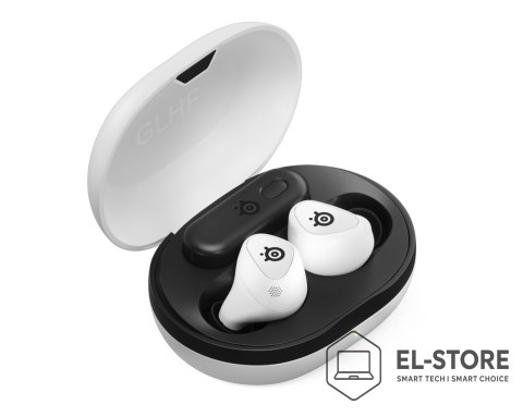 SteelSeries Steelseries Arctis Gamebuds Zestaw słuchawkowy Bezprzewodowy Douszny Gaming Bluetooth Biały