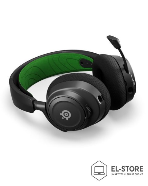 SteelSeries Steelseries Arctis Nova 7X Zestaw słuchawkowy Przewodowy i Bezprzewodowy Opaska na głowę Gaming USB Type-C Bluetooth Czarny, Zie