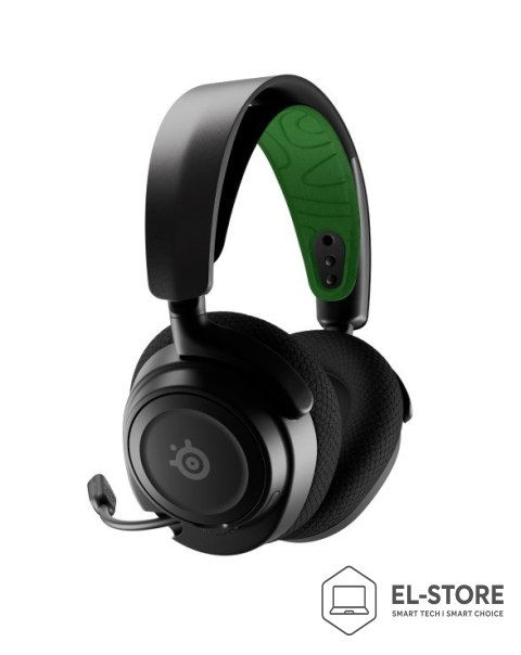 SteelSeries Steelseries Arctis Nova 7X Zestaw słuchawkowy Przewodowy i Bezprzewodowy Opaska na głowę Gaming USB Type-C Bluetooth Czarny, Zie