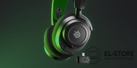 SteelSeries Steelseries Arctis Nova 7X Zestaw słuchawkowy Przewodowy i Bezprzewodowy Opaska na głowę Gaming USB Type-C Bluetooth Czarny, Zie