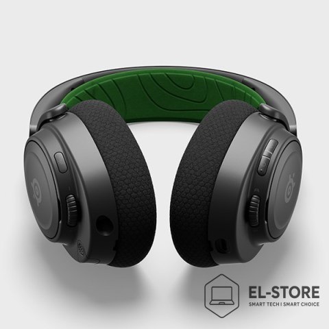 SteelSeries Steelseries Arctis Nova 7X Zestaw słuchawkowy Przewodowy i Bezprzewodowy Opaska na głowę Gaming USB Type-C Bluetooth Czarny, Zie
