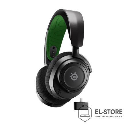 SteelSeries Steelseries Arctis Nova 7X Zestaw słuchawkowy Przewodowy i Bezprzewodowy Opaska na głowę Gaming USB Type-C Bluetooth Czarny, Zie