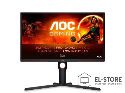 AOC MONITOR AOC LED 24,5" 25G3ZM/BK 240Hz