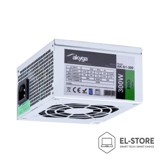 Akyga Akyga AK-S1-300 moduł zasilaczy 300 W 20+4 pin ATX SFX Srebrny