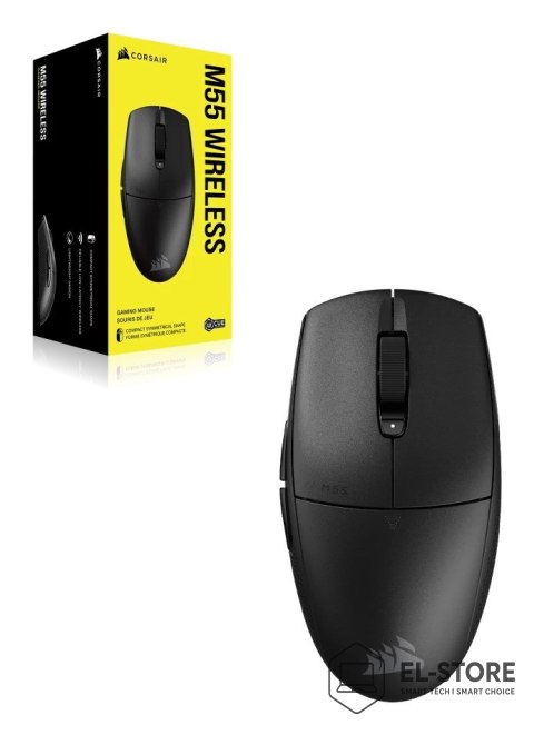 Corsair Corsair M55 myszka Gaming Po prawej stronie RF Wireless + Bluetooth + USB Type-A Optyczny 24000 DPI
