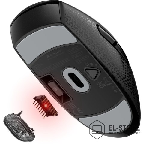 Corsair Corsair M55 myszka Gaming Po prawej stronie RF Wireless + Bluetooth + USB Type-A Optyczny 24000 DPI