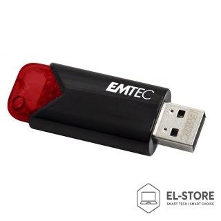 EMTEC Emtec Click Easy pamięć USB 256 GB USB Typu-A 3.2 Gen 1 (3.1 Gen 1) Czarny, Czerwony