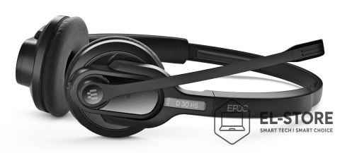EPOS EPOS IMPACT D 30 USB ML - EU Zestaw słuchawkowy Bezprzewodowy Opaska na głowę Biuro/centrum telefoniczne Czarny