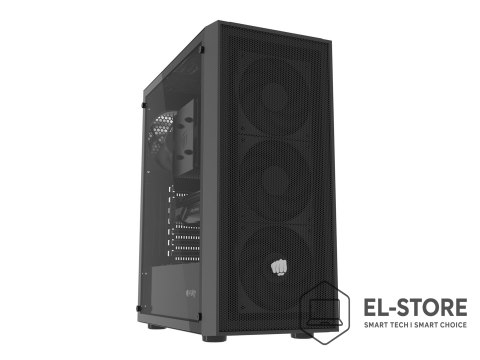 FURY FURY OBUDOWA SHOBO SH8F MIDI TOWER Z OKNEM CZARNA