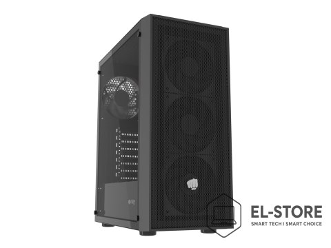 FURY FURY OBUDOWA SHOBO SH8F MIDI TOWER Z OKNEM CZARNA