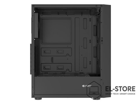 FURY FURY OBUDOWA SHOBO SH8F MIDI TOWER Z OKNEM CZARNA