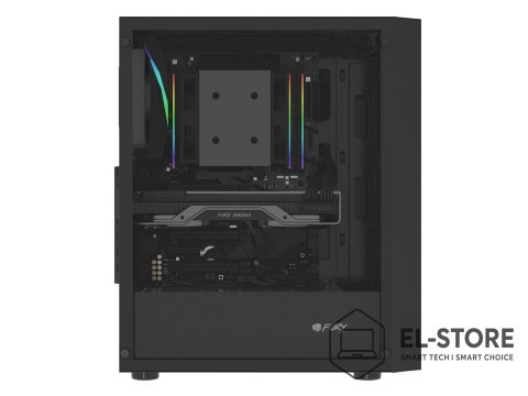 FURY FURY OBUDOWA SHOBO SH8F MIDI TOWER Z OKNEM CZARNA