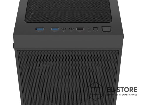 FURY FURY OBUDOWA SHOBO SH8F MIDI TOWER Z OKNEM CZARNA