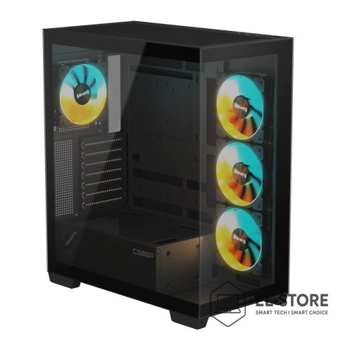 Gigabyte GIGABYTE C500 PANORAMIC STEALTH Midi Tower Czarny
