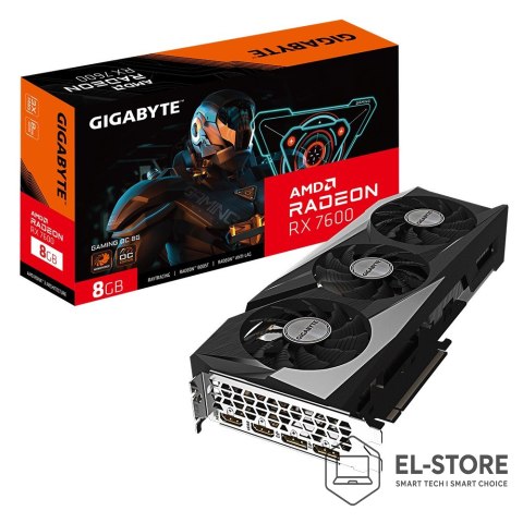 Gigabyte Gigabyte GAMING Radeon RX 7600 OC 8G AMD 8 GB GDDR6