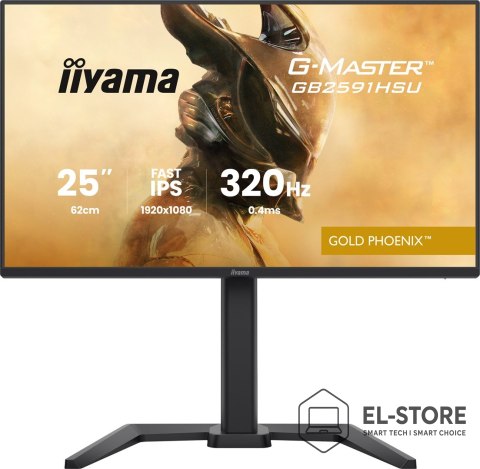IIYAMA Iiyama G-MASTER GB2591HSU-B1 monitor komputerowy 62,2 cm (24.5") 1920 x 1080 px Full HD LED Czarny