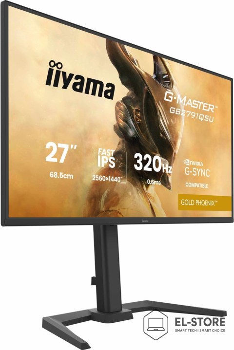IIYAMA Iiyama G-MASTER GB2791QSU-B1 monitor komputerowy 68,6 cm (27") 2560 x 1440 px Wide Quad HD Czarny