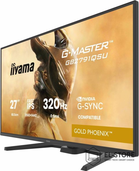 IIYAMA Iiyama G-MASTER GB2791QSU-B1 monitor komputerowy 68,6 cm (27") 2560 x 1440 px Wide Quad HD Czarny