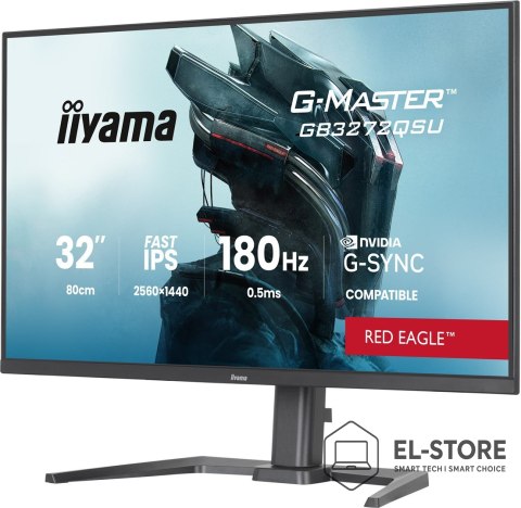 IIYAMA Iiyama G-MASTER GB3272QSU-B1 monitor komputerowy 80 cm (31.5") 2560 x 1440 px Quad HD LED Czarny