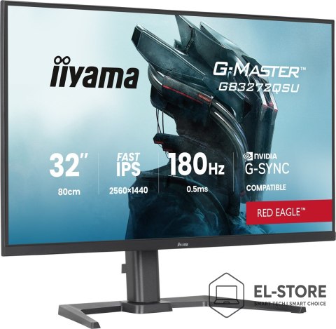 IIYAMA Iiyama G-MASTER GB3272QSU-B1 monitor komputerowy 80 cm (31.5") 2560 x 1440 px Quad HD LED Czarny