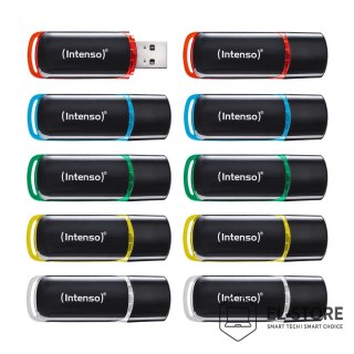 INTENSO Intenso 3511561 pamięć USB 8 GB USB Typu-A 2.0 Czarny, Czerwony, Zielony, Przezroczysty, Żółty, Niebieski