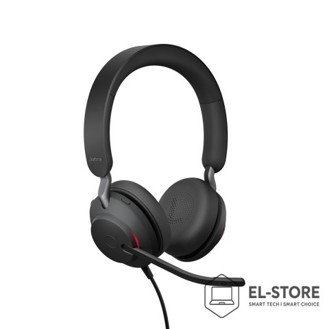 Jabra Jabra Evolve2 40 SE Zestaw słuchawkowy Przewodowa Opaska na głowę Połączenia/muzyka USB Type-C Czarny