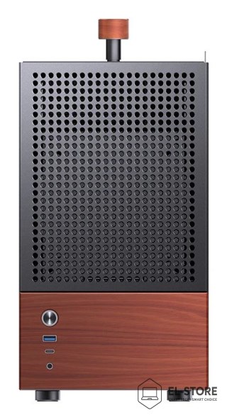 Jonsbo Obudowa Jonsbo T6, Mini-Tower, Mini-ITX, Tempered Glass, Holz - czarna