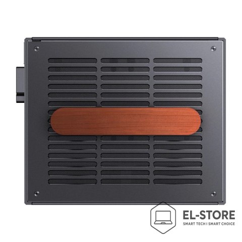 Jonsbo Obudowa Jonsbo T6, Mini-Tower, Mini-ITX, Tempered Glass, Holz - czarna