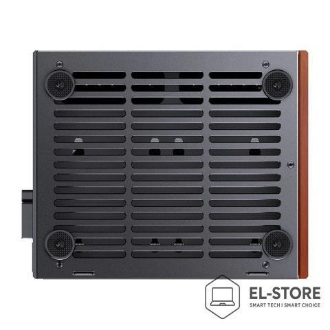 Jonsbo Obudowa Jonsbo T6, Mini-Tower, Mini-ITX, Tempered Glass, Holz - czarna