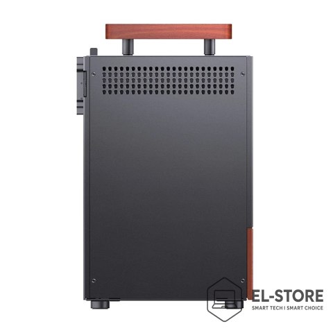 Jonsbo Obudowa Jonsbo T6, Mini-Tower, Mini-ITX, Tempered Glass, Holz - czarna