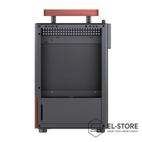 Jonsbo Obudowa Jonsbo T6, Mini-Tower, Mini-ITX, Tempered Glass, Holz - czarna