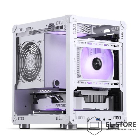 Jonsbo Obudowa komputerowa Jonsbo C6 Micro-ATX - biała