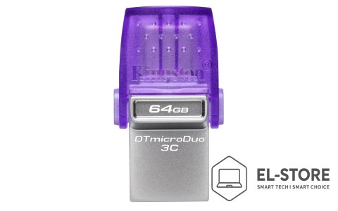 Kingston KINGSTON FLASH 64GB USB 3.2 DataTraveler microDuo 3C