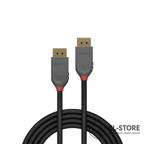 LINDY Lindy 36487 kabel DisplayPort 15 m Czarny