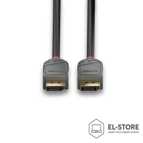 LINDY Lindy 36487 kabel DisplayPort 15 m Czarny