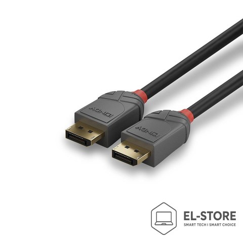 LINDY Lindy 36487 kabel DisplayPort 15 m Czarny