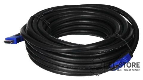 Lanberg Kabel Lanberg CA-HDMI-20CU-0100-BK (HDMI M - HDMI M; 10m; kolor czarny)
