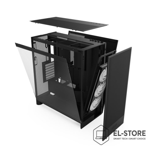 NZXT NZXT OBUDOWA H7 FLOW RGB MIDI TOWER Z OKNEM CZARNA (2024)