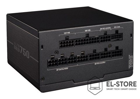 No name Cooler Master Elite Gold 750 moduł zasilaczy 750 W 24-pin ATX ATX Czarny