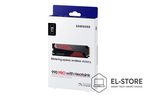 Samsung Dysk SSD Samsung 990 PRO 1TB M.2 2280 PCI-E x4 Gen4 NVMe