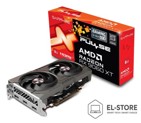 Sapphire Karta graficzna VGA PCIE16 RX9060XT 8GB GDDR6 SAPPHIRE