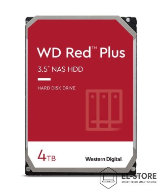 WD Dysk HDD WD Red Plus WD40EFPX (4 TB ; 3.5"; 256 MB; 5400 obr/min)