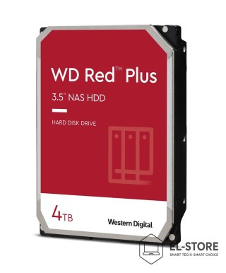WD Dysk HDD WD Red Plus WD40EFPX (4 TB ; 3.5"; 256 MB; 5400 obr/min)