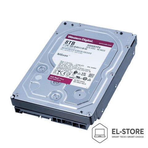 WD Dysk HDD WD Red Plus WD80EFPX (8 TB ; 3.5"; 256 MB; 5640 obr/min)