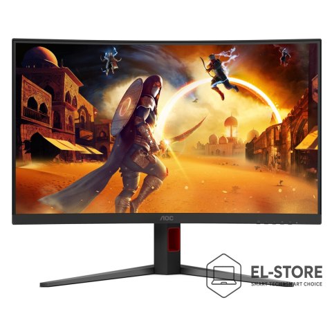 AOC Monitor 31,5" AOC G4 C32G4Z 1920x1080px Full HD LCD Curved Czarny, Czerwony