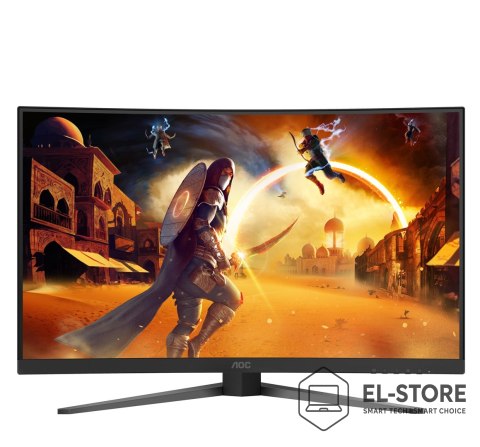 AOC Monitor 31,5" AOC G4 C32G4Z 1920x1080px Full HD LCD Curved Czarny, Czerwony